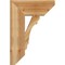 Ekena Millwork Olympic Slat Rough Sawn Bracket, Western Red Cedar, 6"W x 18"D x 26"H BKT06X18X26OLY06RWR - alternate 2